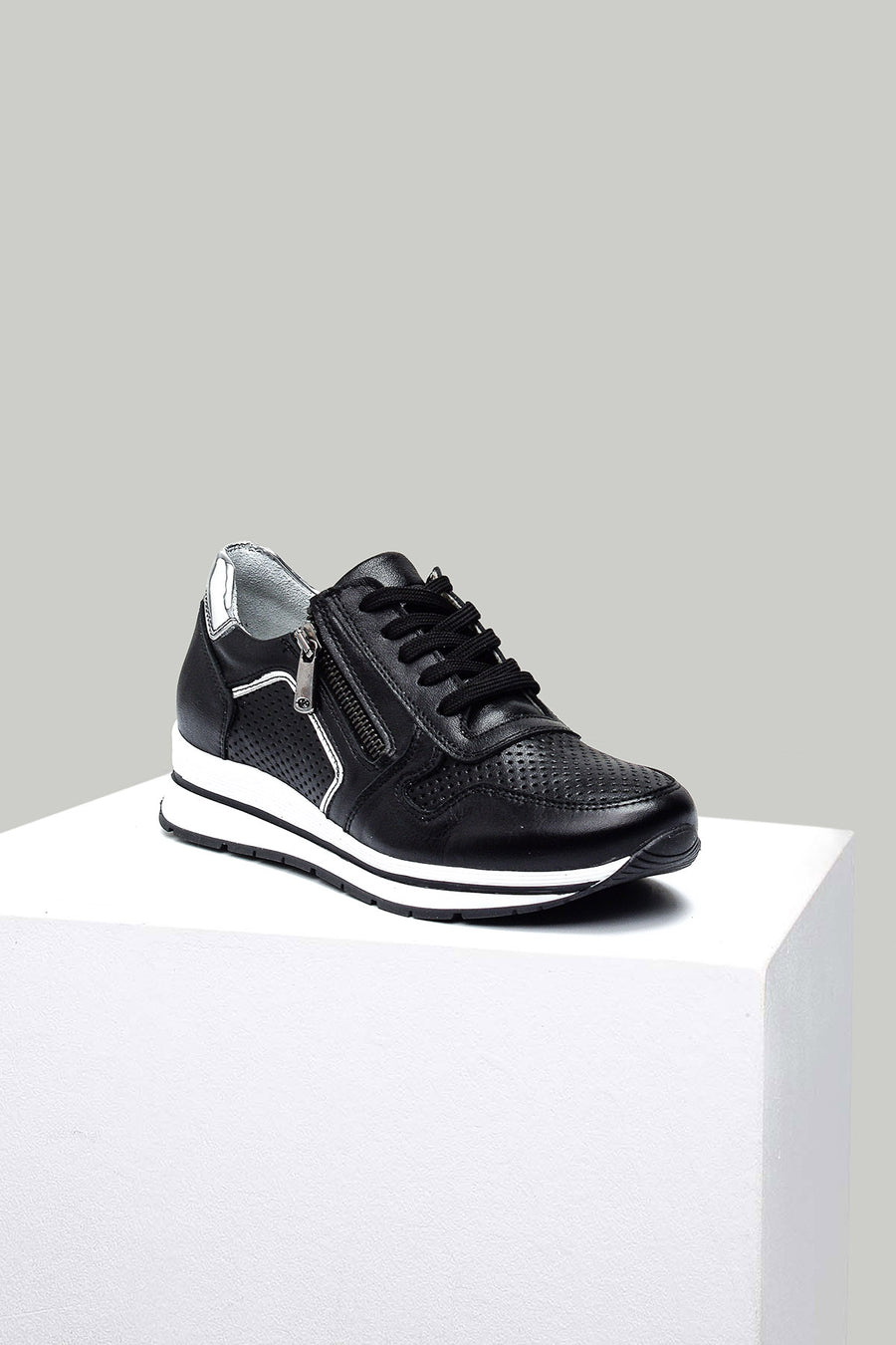 Yüksek Topuklu Kadın Deri Sneaker 18SFD174218 | Derimod