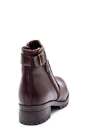 Women's Leather Zipper Boots | Derimod