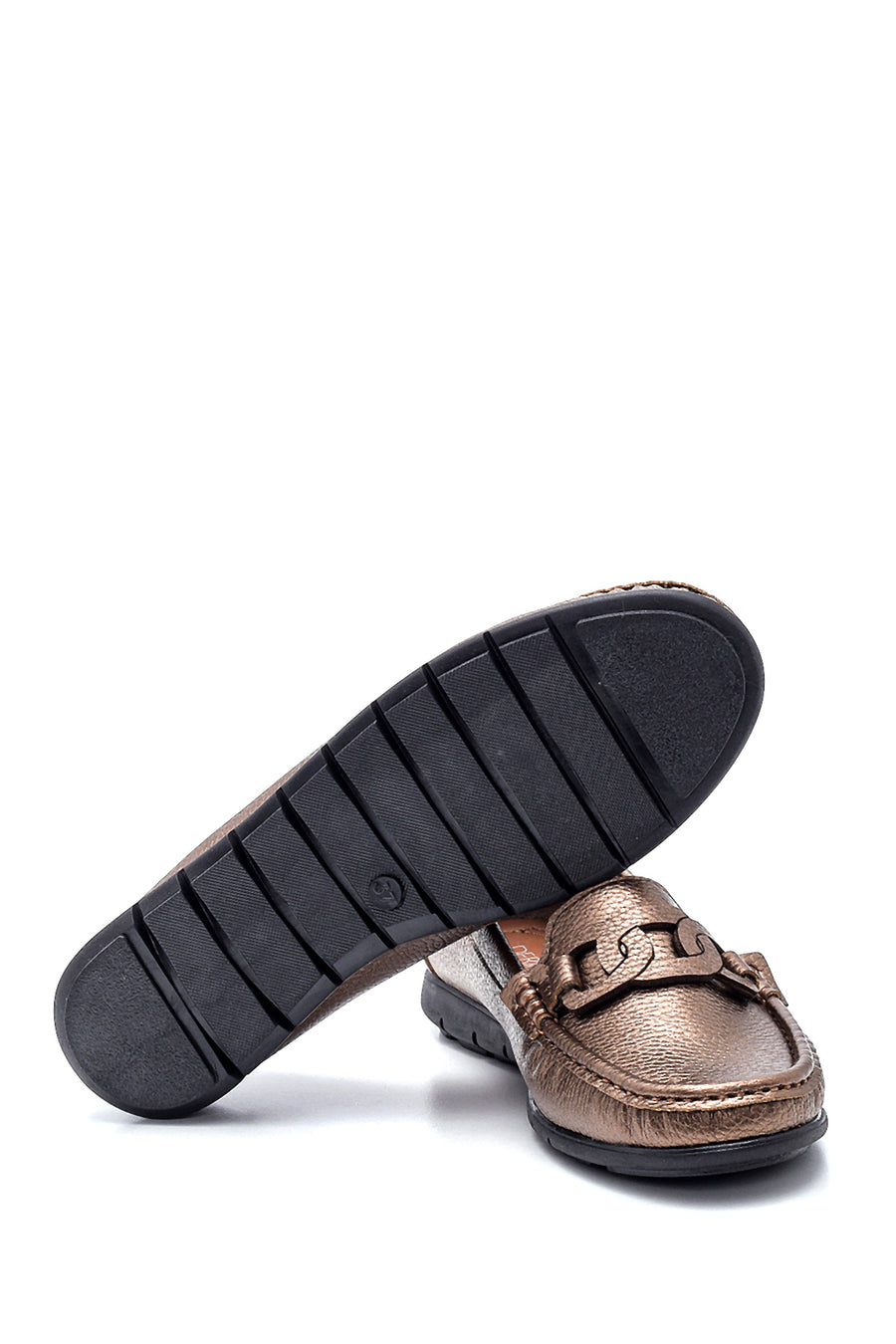 Kadın Metalik Loafer
