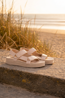 Women's Beige Strappy Thick Soled Jelly Sandals | Derimod