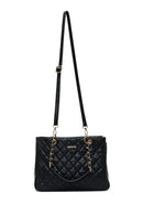 Women's Black Long Strap Quilted Shoulder Bag | Derimod