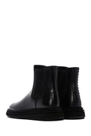 Men's Black Leather Chelsea Boots | Derimod