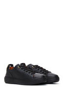 Women's Black Leather Sneaker | Derimod