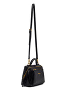 Woman Black Long-Strap Crossbody Bag | Derimod