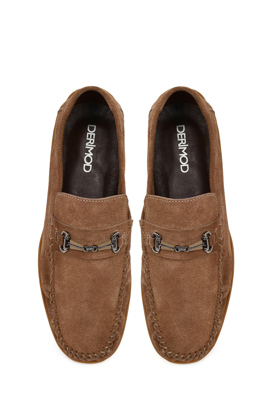 Men's Mink Suede Leather Loafer with Buckle