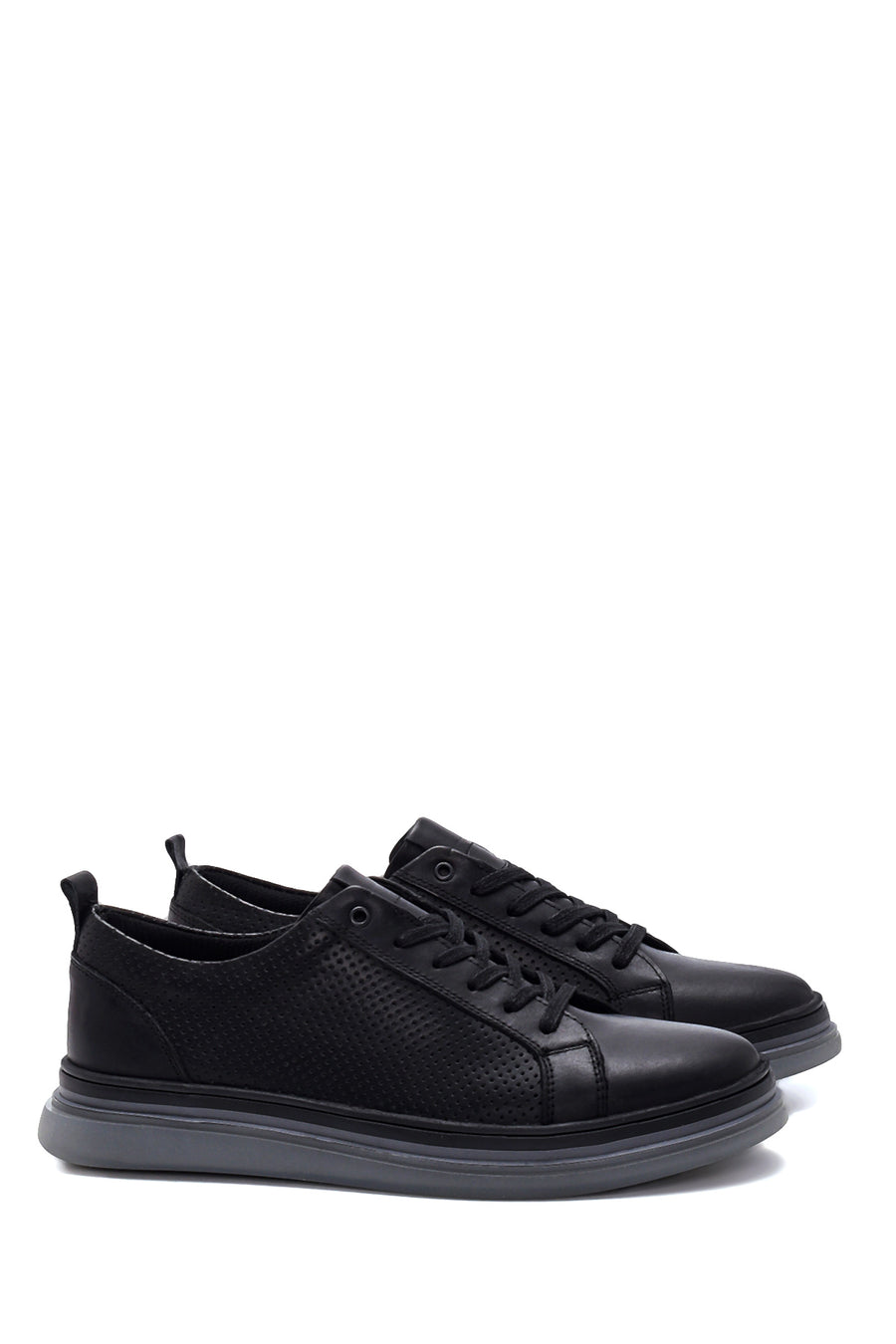 Men's Leather Perforated Sneaker