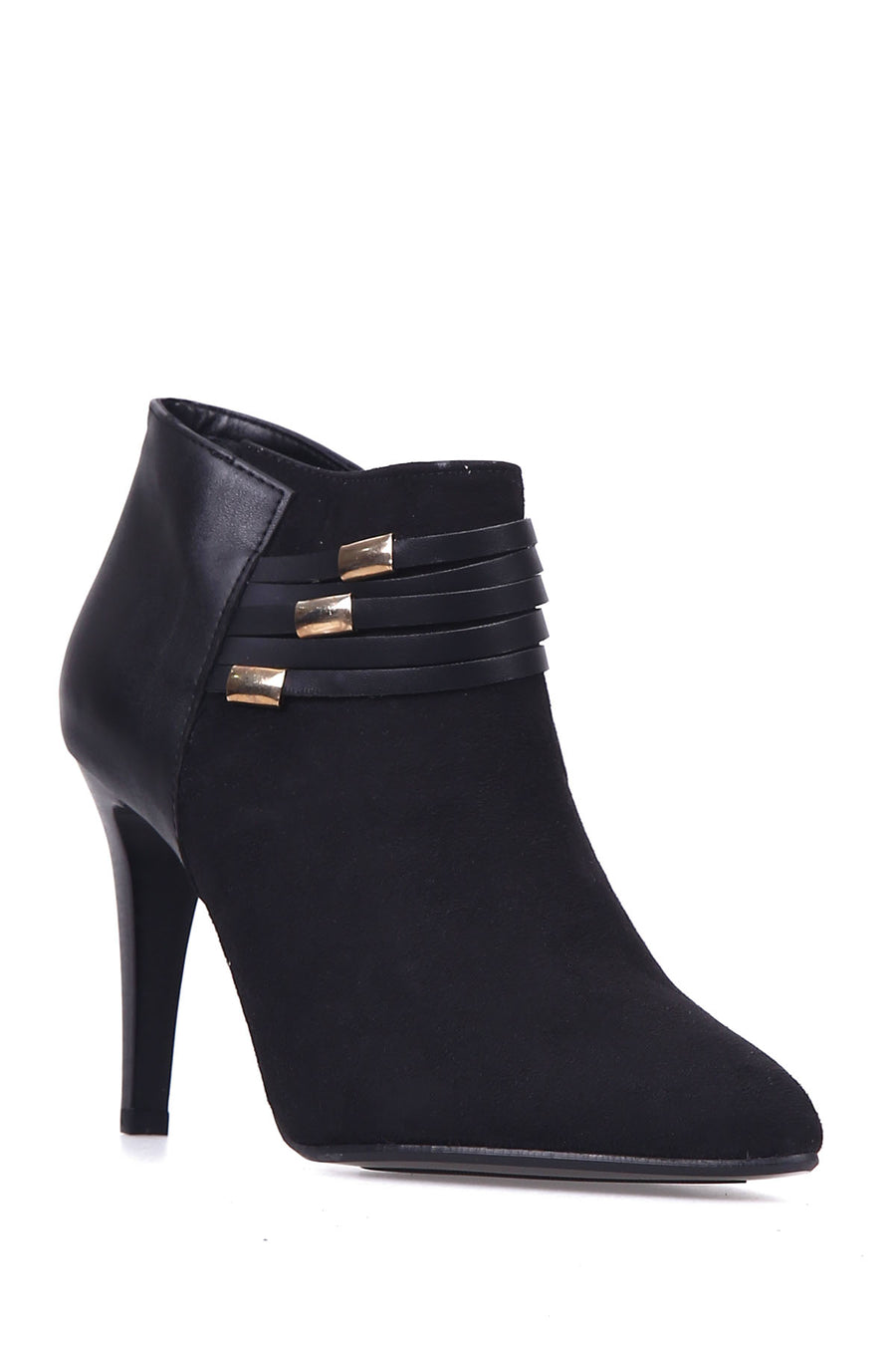 Women's Buckle Patterned Bootie