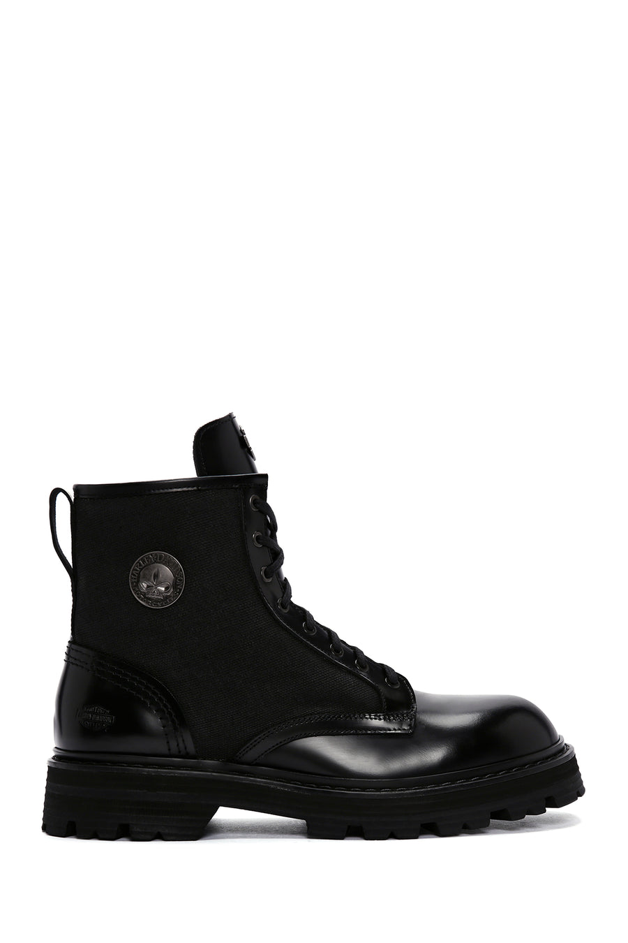 Harley Davidson Erkek Siyah Jesus Exc Bağcıklı Deri Postal Bot 021M100000 | Derimod