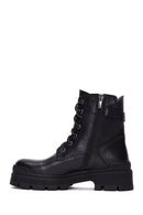 Women's Black Leather Boots | Derimod