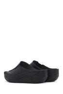 Women's Black Thick Soled Comfort Slippers | Derimod