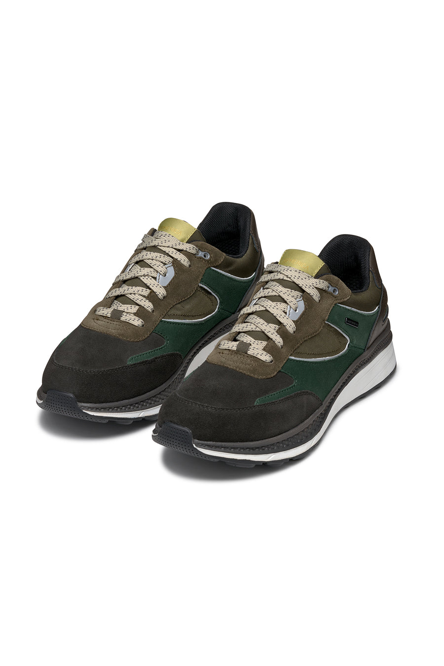 Geox Erkek Kahverengi Spherica Actif X1 Abx Bağcıklı Waterproof Deri Sneaker