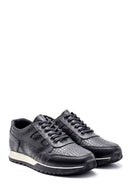 Men's Crocodile Detailed Leather Sneaker | Derimod