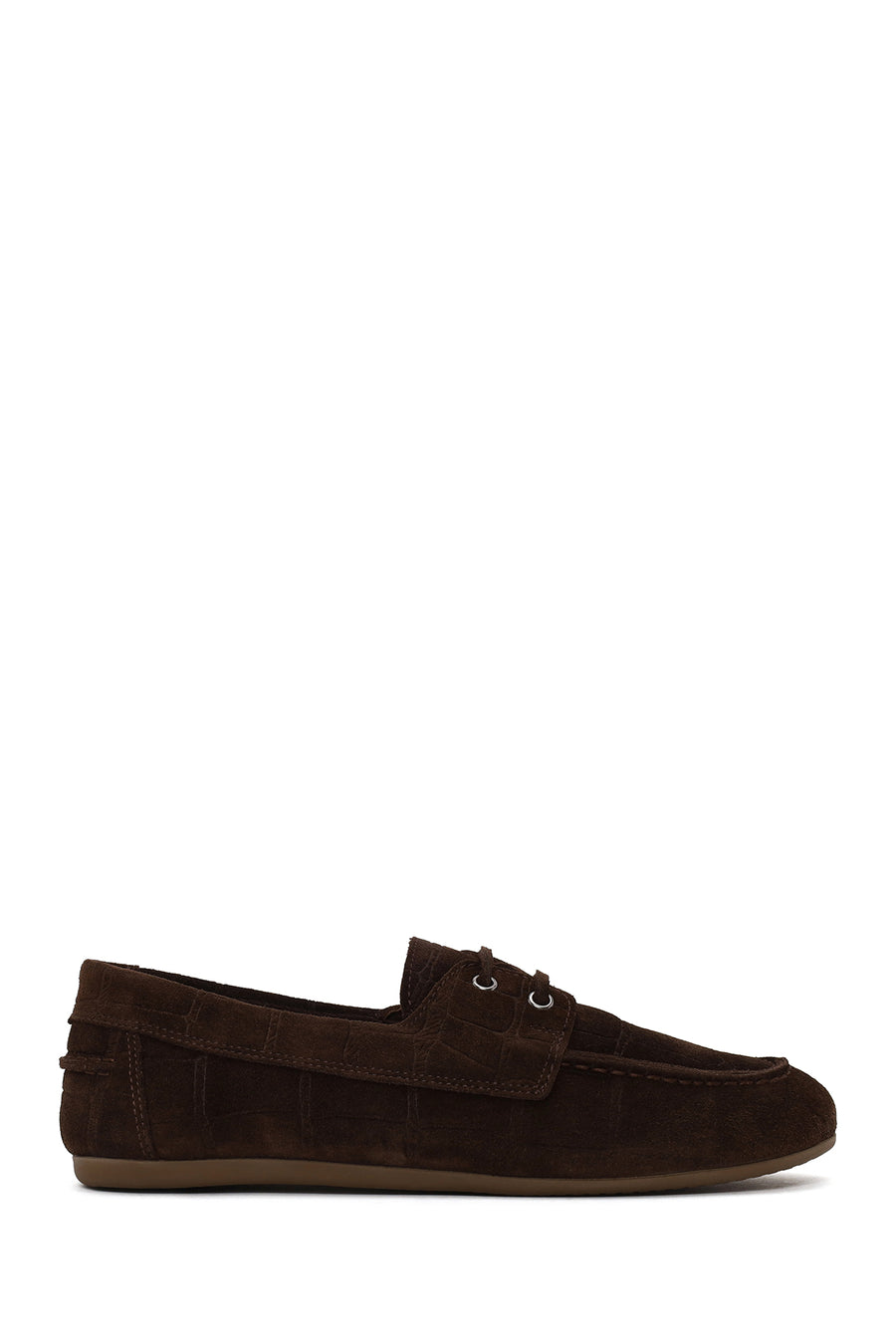Woman Brown Lace-up Suede Casual Shoes 26PFD141810 | Derimod