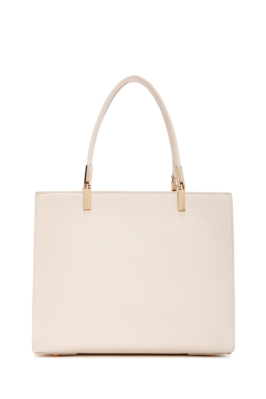 Women's Cream Long Strap Shoulder Bag