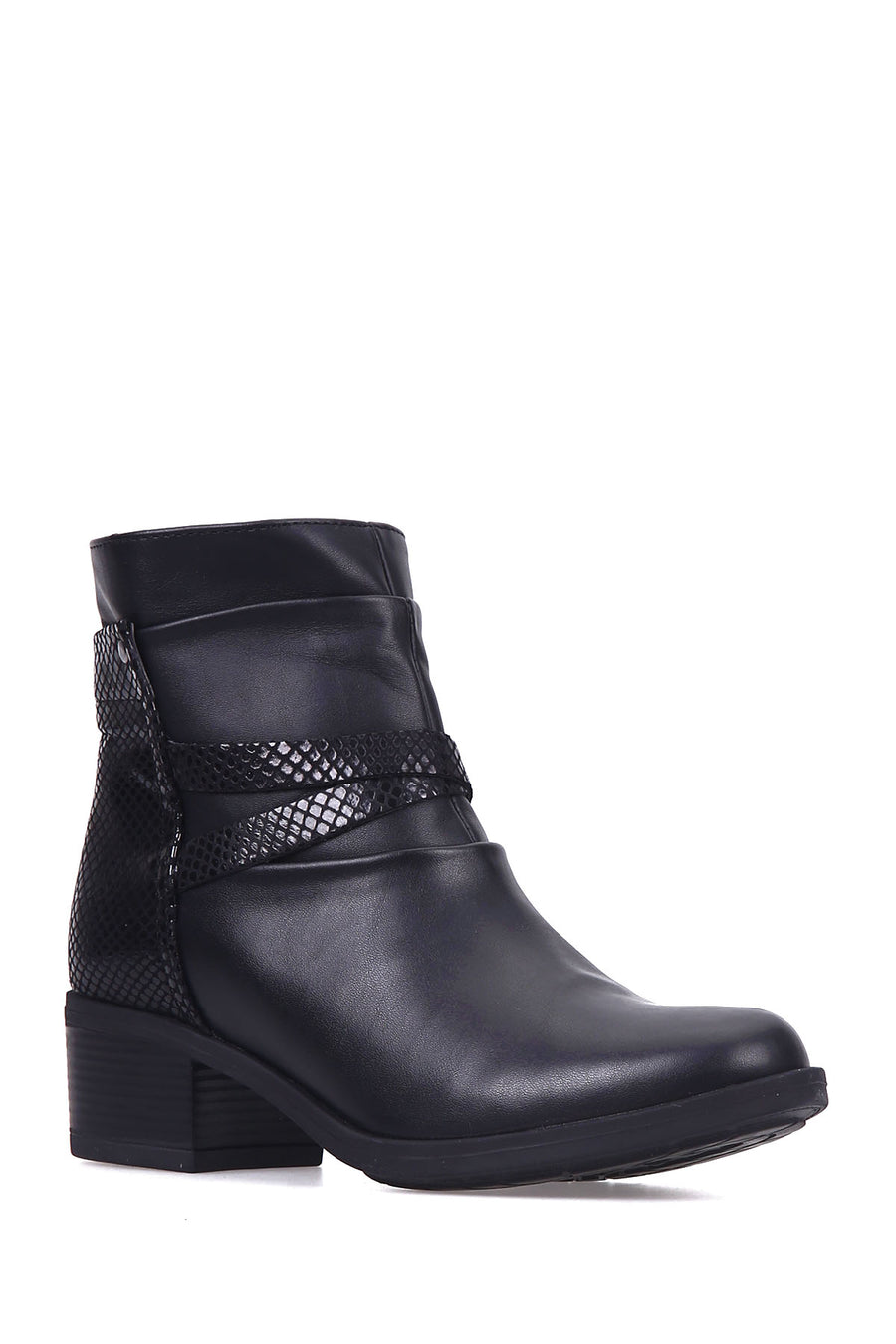 Crocodile Patterned Women's Boots