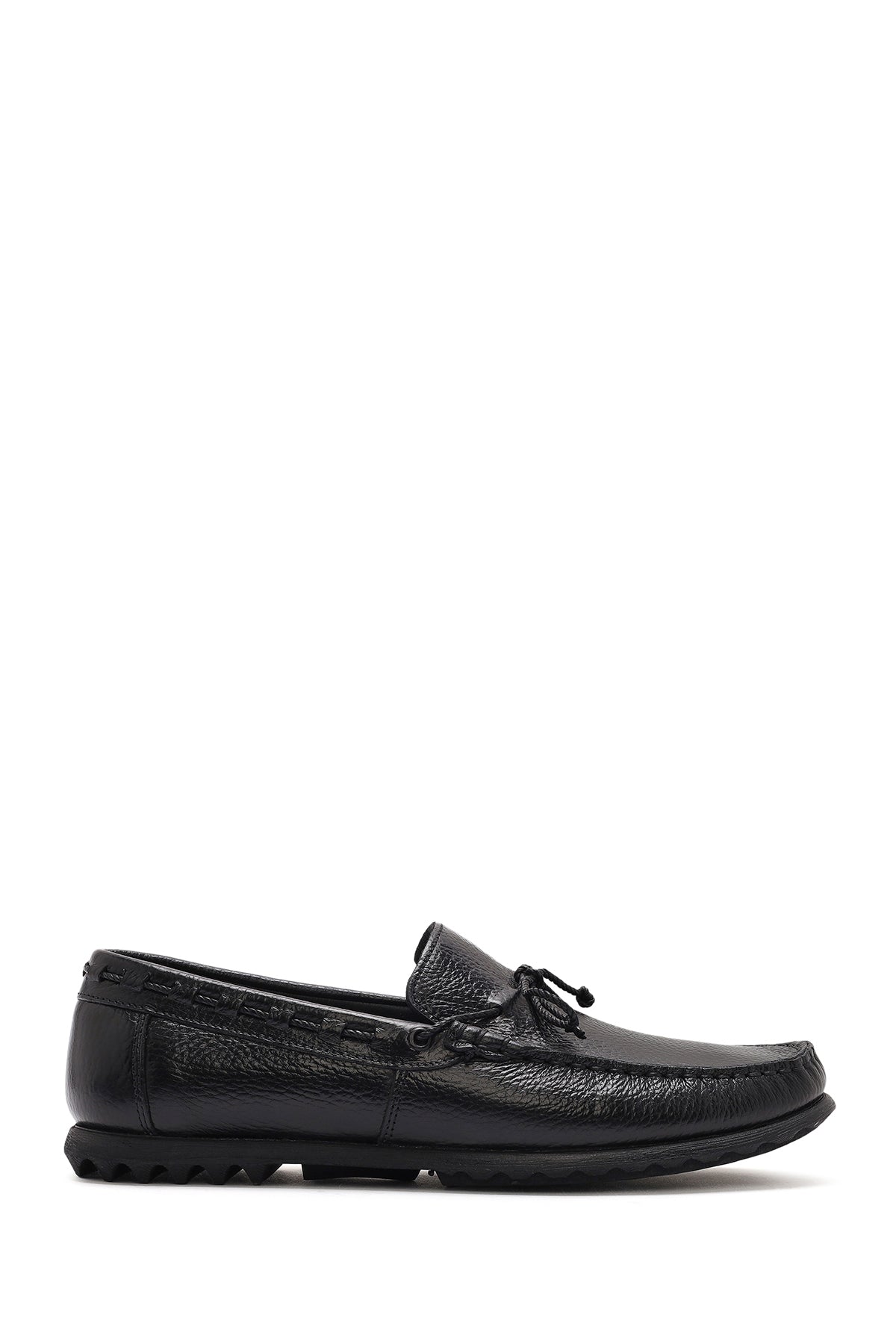 Erkek Siyah Deri Casual Loafer 25SFD6302FT | Derimod