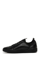 Men's Black Leather Sneaker | Derimod