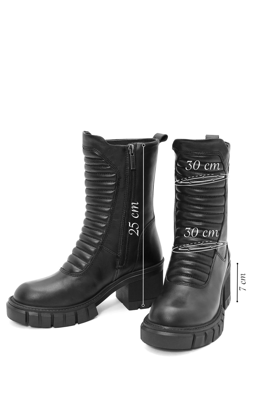 Harley Davidson Women's Black Fork Zipper Leather Boots