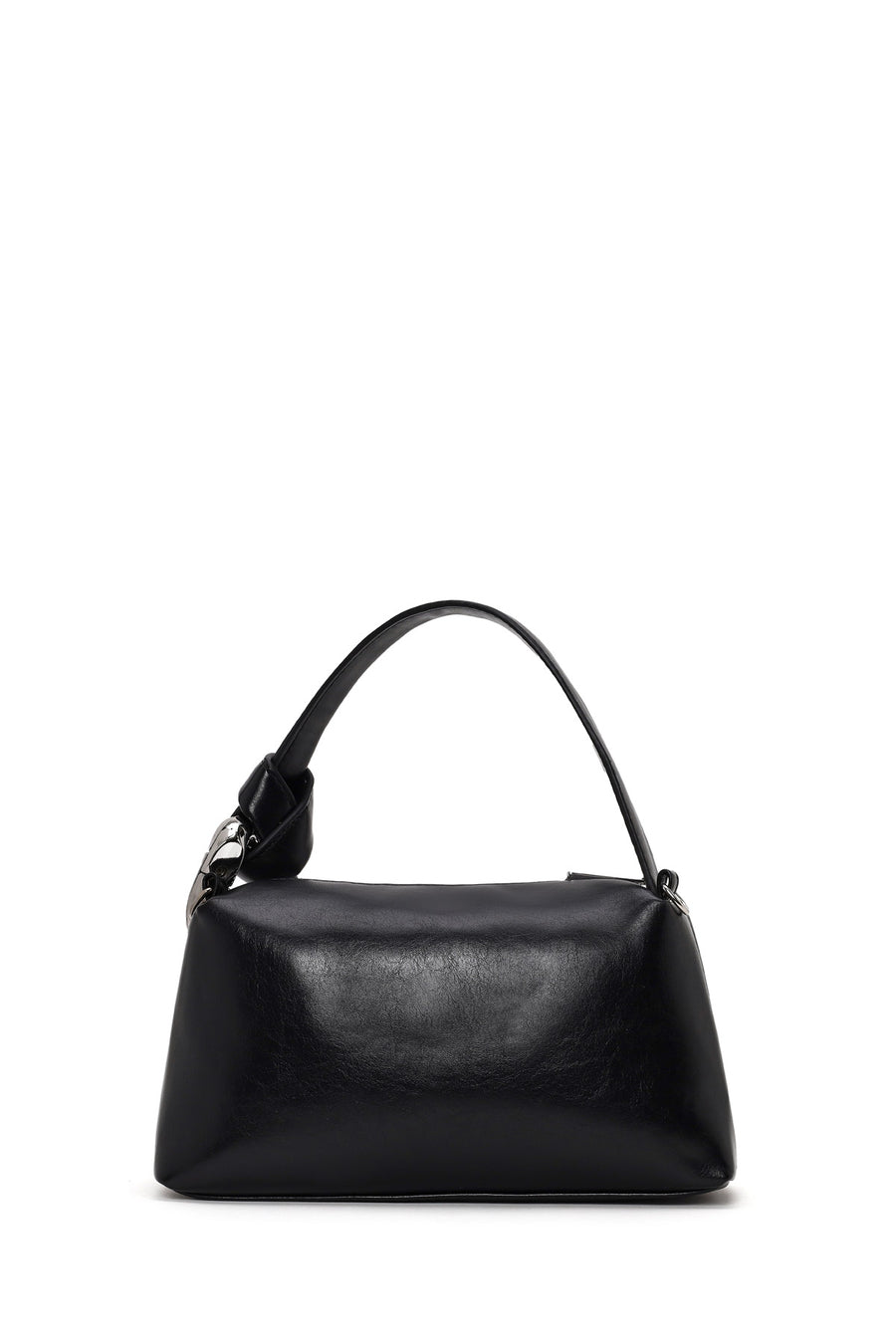 Woman Black Long-Strap Shoulder Bag