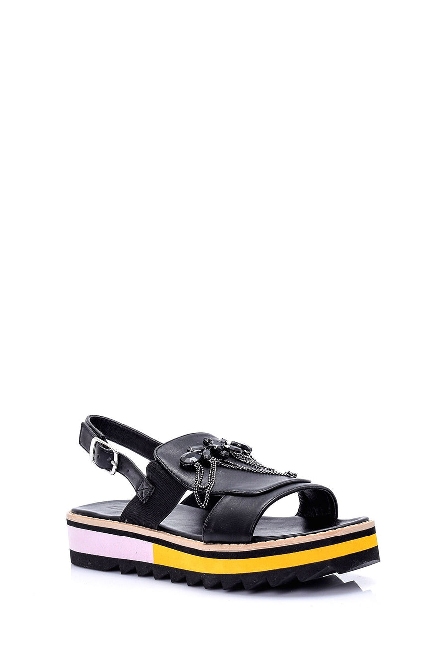 Women's Stone Detailed Sandals