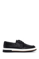 Men's Black Leather Casual Shoes | Derimod