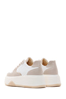 Women's Beige Thick Soled Sneaker | Derimod