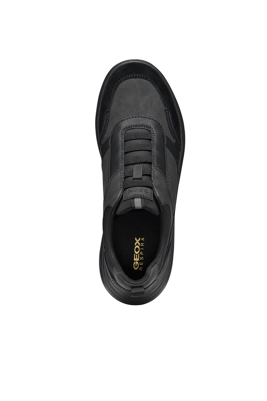 Geox Men's Black Portello Sneakers