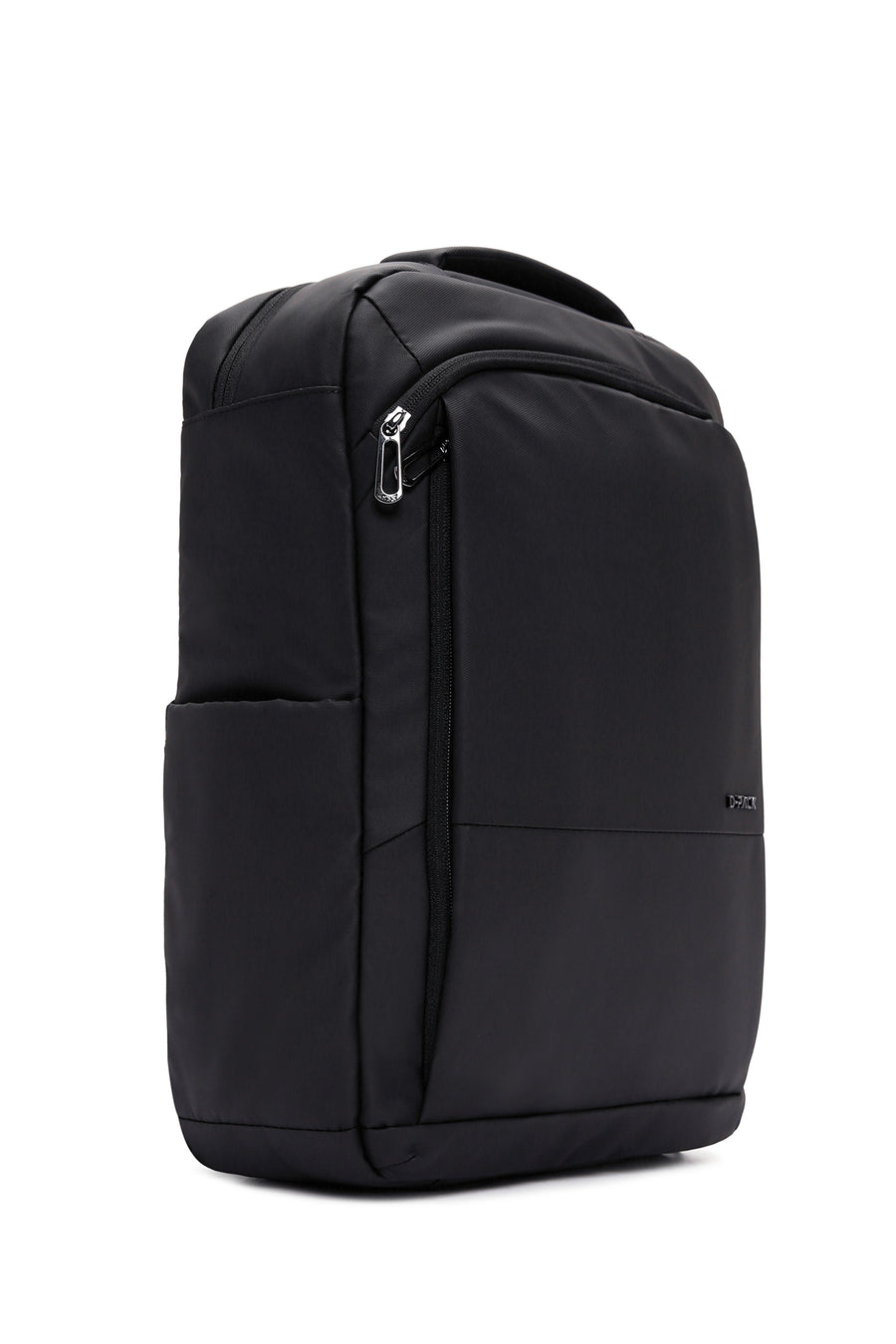 D-Pack Unisex Black Technological Fabric Backpack