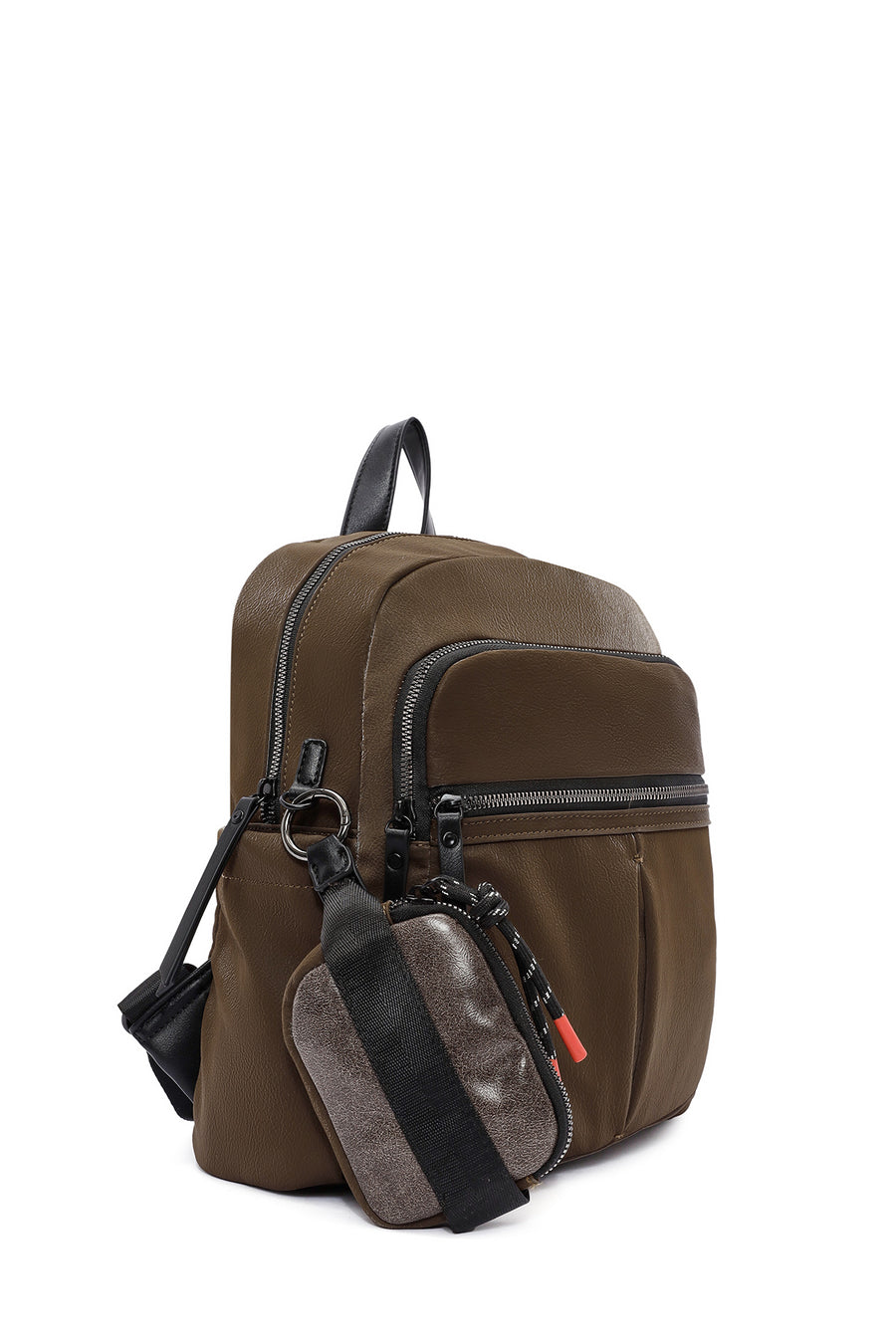 Women's Brown Casual Backpack