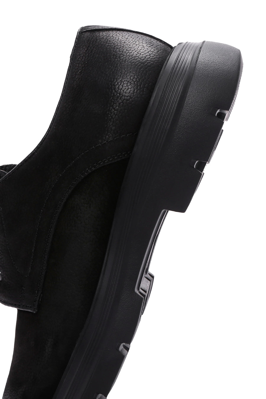 Men's Black Nubuck Leather Casual Shoes