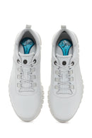 Men's White Lace-up Leather Sneaker | Derimod