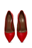 Women's Red Leather Stiletto | Derimod