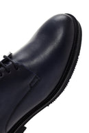 Men's Navy Blue Leather Casual Shoes | Derimod