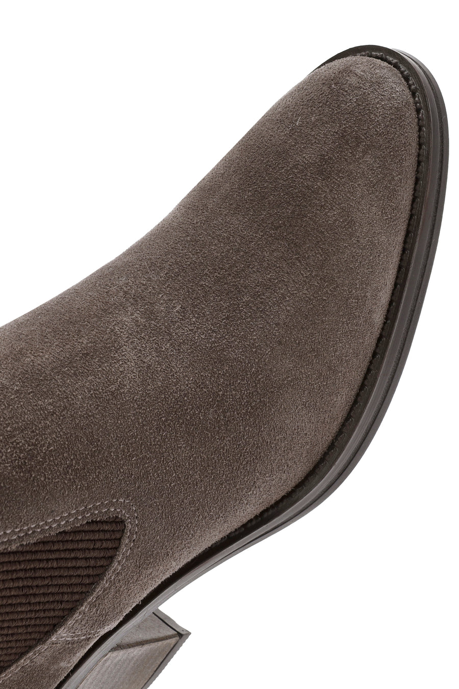 Woman Mink Heeled Suede Cowboy Boots