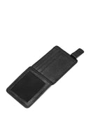 Men's Black Leather Card Holder | Derimod