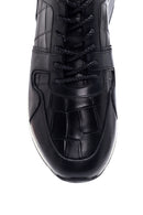 Erkek Deri Desenli Sneaker | Derimod