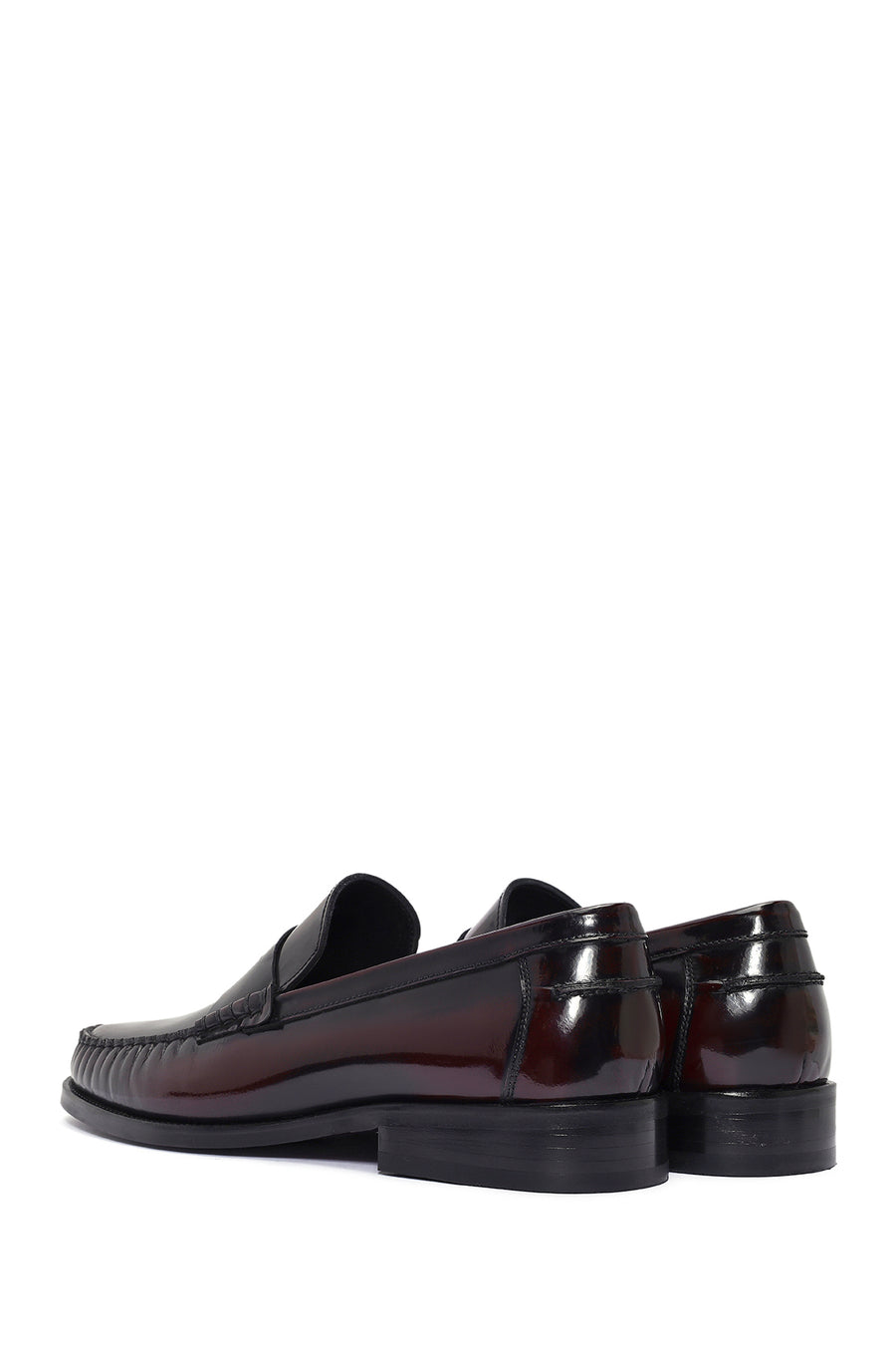 Men's Burgundy Leather Classic Loafer