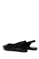 Women's Black Open Back Ballerinas | Derimod