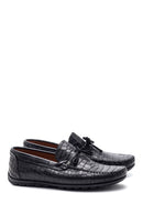 Men's Leather Crocodile Loafer | Derimod