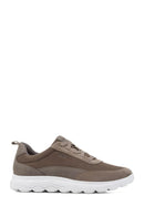 Geox Men's Mink Spherica Lace-up Fabric Sneaker | Derimod