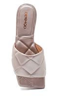 Kadın Vizon Deri Casual Düz Terlik | Derimod