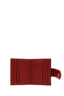 Woman Burgundy Quilted Card Holder | Derimod