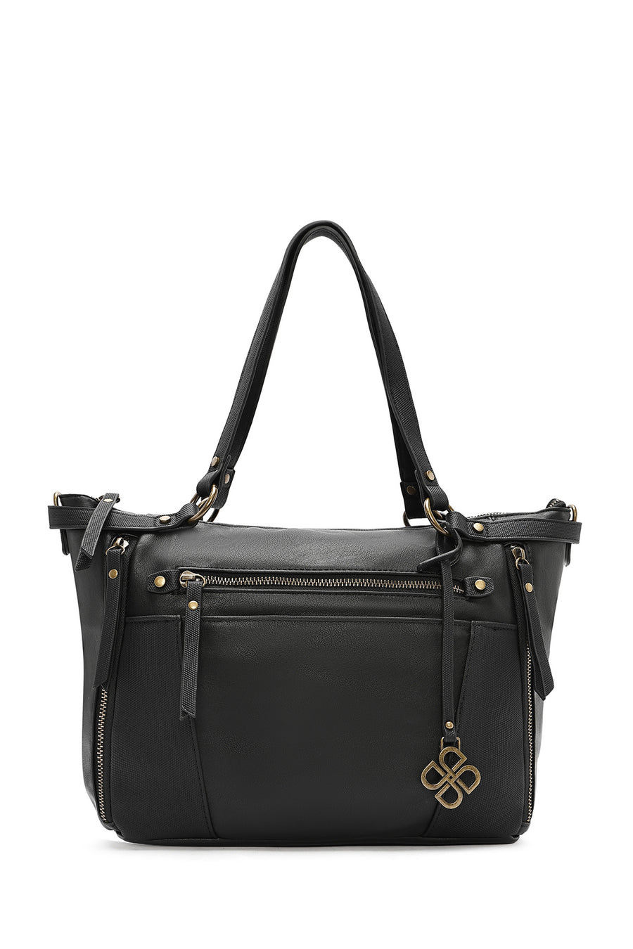 Women's Black Long Strap Shoulder Bag