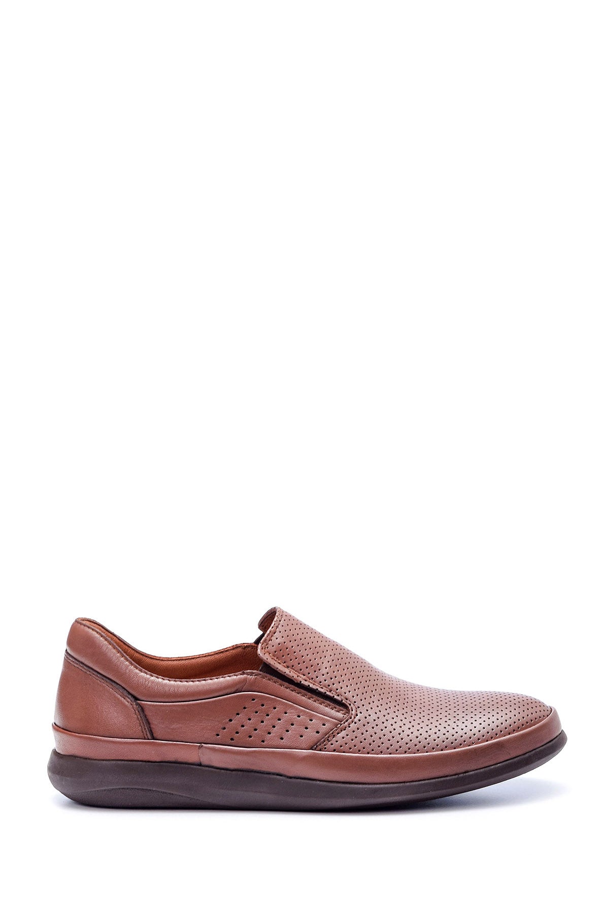 Men's Perforated Leather Shoes 19SFD3383DI | Derimod