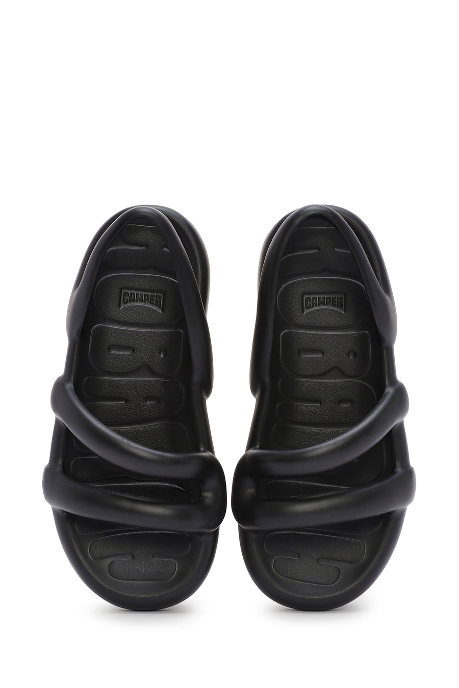 Camper Women's Black Kobarah Flat Slippers
