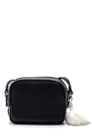 Women's Black Long Strap Crossbody Bag with Accessory Detail | Derimod