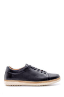 Men's Perforated Leather Sneaker | Derimod