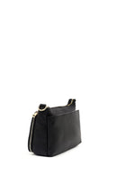 Woman Black Long-Strap Leather Shoulder Bag | Derimod