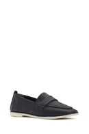 Women's Black Masculine Loafer | Derimod