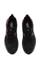Erkek Siyah Bağcıklı Kumaş Sneaker | Derimod